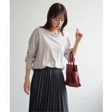 【雑誌InRed12月号掲載】コットンUSA裾ラウンドロンT | ikka  | 詳細画像14 