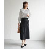 【雑誌InRed12月号掲載】コットンUSA裾ラウンドロンT | ikka  | 詳細画像3 