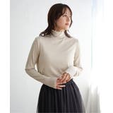 ハイネックテレコ長袖プルオーバー | ikka  | 詳細画像9 