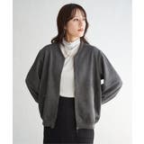 ハイネックテレコ長袖プルオーバー | ikka  | 詳細画像25 