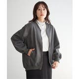 ハイネックテレコ長袖プルオーバー | ikka  | 詳細画像26 