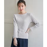 ストライプジャガードプルオーバー | ikka | 詳細画像8