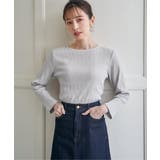 ストライプジャガードプルオーバー | ikka | 詳細画像2