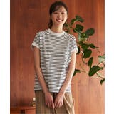 コットンUSAフレンチTシャツ | ikka  | 詳細画像7 