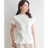 オフホワイト | コットンUSAフレンチTシャツ | ikka 