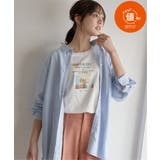 オフホワイト | ロゴフォトプリントT | ikka