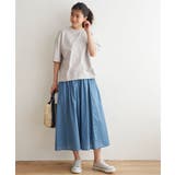 ミニ裏毛スウェットライク半袖Tシャツ | ikka  | 詳細画像6 