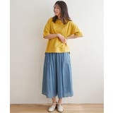 ミニ裏毛スウェットライク半袖Tシャツ | ikka  | 詳細画像8 