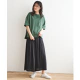 ミニ裏毛スウェットライク半袖Tシャツ | ikka  | 詳細画像2 
