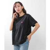 ブラック | Healthknit Product リブ半袖Tシャツ | ikka 