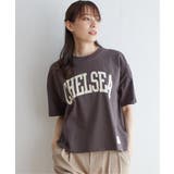 チャコール | RUSSELL ATHLETIC ラッセルアスレチック ロゴプリントTシャツ | ikka 