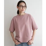 ミニ裏毛スウェットライク半袖Tシャツ | ikka | 詳細画像8