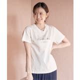 オフホワイト | 【親子コーデ】ロゴフォトプリントT | ikka