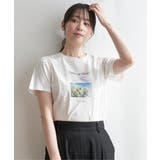 ホワイト | 【親子コーデ】ロゴフォトプリントT | ikka
