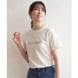 オフホワイト | ロゴフォトプリントTシャツ | ikka