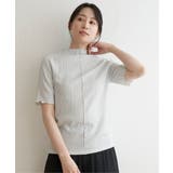 ライトグレイ | 【親子コーデ】襟メロー半袖インナーTシャツ | ikka