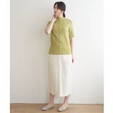 【親子コーデ】襟メロー半袖インナーTシャツ | ikka | 詳細画像2