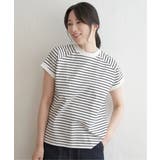 コットンUSAフレンチTシャツ | ikka  | 詳細画像7 