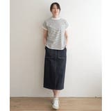 コットンUSAフレンチTシャツ | ikka  | 詳細画像8 