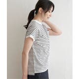 コットンUSAフレンチTシャツ | ikka  | 詳細画像16 