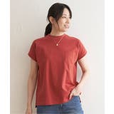 レッド | コットンUSAフレンチTシャツ | ikka 