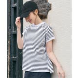 コットンUSAフレンチTシャツ | ikka  | 詳細画像1 