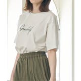 オフホワイト | ロゴフォトプリントTシャツ | ikka 
