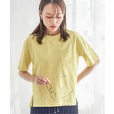 ライムイエロー | コットンUSA半袖ポケットTシャツ | ikka 