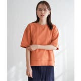 コットンUSAミニ裏毛半袖Tシャツ | ikka  | 詳細画像12 