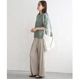 コットンUSAミニ裏毛半袖Tシャツ | ikka  | 詳細画像17 