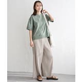 コットンUSAミニ裏毛半袖Tシャツ | ikka  | 詳細画像18 