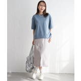 コットンUSAミニ裏毛半袖Tシャツ | ikka  | 詳細画像20 