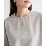 コットンUSAミニ裏毛半袖Tシャツ | ikka  | 詳細画像25 