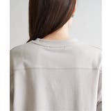 コットンUSAミニ裏毛半袖Tシャツ | ikka  | 詳細画像28 