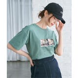 ミントグリーン | ロゴフォトプリントＴ | ikka 