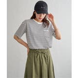 冷感コットン半袖ポケットTシャツ | ikka  | 詳細画像6 