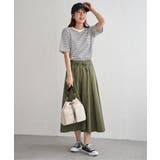 冷感コットン半袖ポケットTシャツ | ikka  | 詳細画像9 