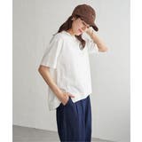 冷感コットン半袖ポケットTシャツ | ikka  | 詳細画像11 