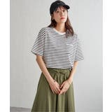 ホワイト | 冷感コットン半袖ポケットTシャツ | ikka 