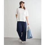 冷感コットン半袖ポケットTシャツ | ikka  | 詳細画像15 