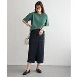 冷感コットン半袖ポケットTシャツ | ikka  | 詳細画像23 