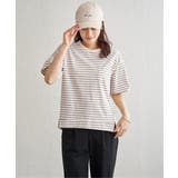 冷感コットン半袖ポケットTシャツ | ikka  | 詳細画像1 