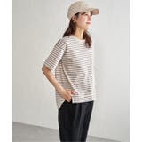 冷感コットン半袖ポケットTシャツ | ikka  | 詳細画像2 