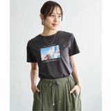 冷感ロゴフォトプリントTシャツ | ikka  | 詳細画像8 