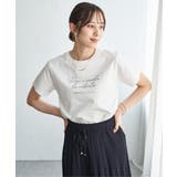 オフホワイト | 冷感ロゴフォトプリントTシャツ | ikka 