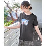 冷感ロゴフォトプリントTシャツ | ikka  | 詳細画像3 