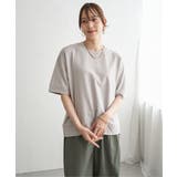 冷感スウェットライク半袖プルオーバー | ikka | 詳細画像13