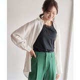 【接触冷感・UVカット】前後レースタンクトップ | ikka | 詳細画像1