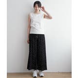 【接触冷感／UVカット】コットンUSA前後レースタンクトップ | ikka  | 詳細画像8 