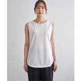 【雑誌InRed6月号掲載】コットンUSA裾ラウンドノースリプルオーバー【接触冷… | ikka  | 詳細画像18 